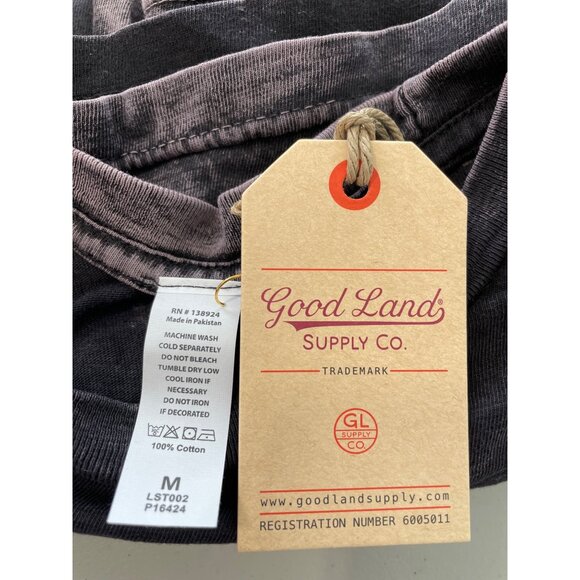 Good Land Supply Co Crested Butte Colorado Graphic Tee Mens M Black Tie Dye NEW - Picture 6 of 6